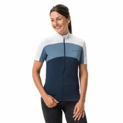 VAUDE Women‘s Matera FZ Tricot Maillot Route à Manches Courtes Femme -Pantalons Vélo Soldes 097136F352FBCF4AEFE6E2588E6484A8