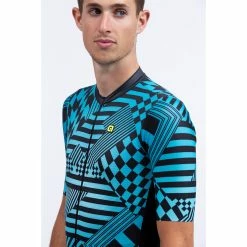 ALE PR-S CHECKER Maillot Vélo -Pantalons Vélo Soldes 3AB3B0C5A8A91FF3F52597A66763E094
