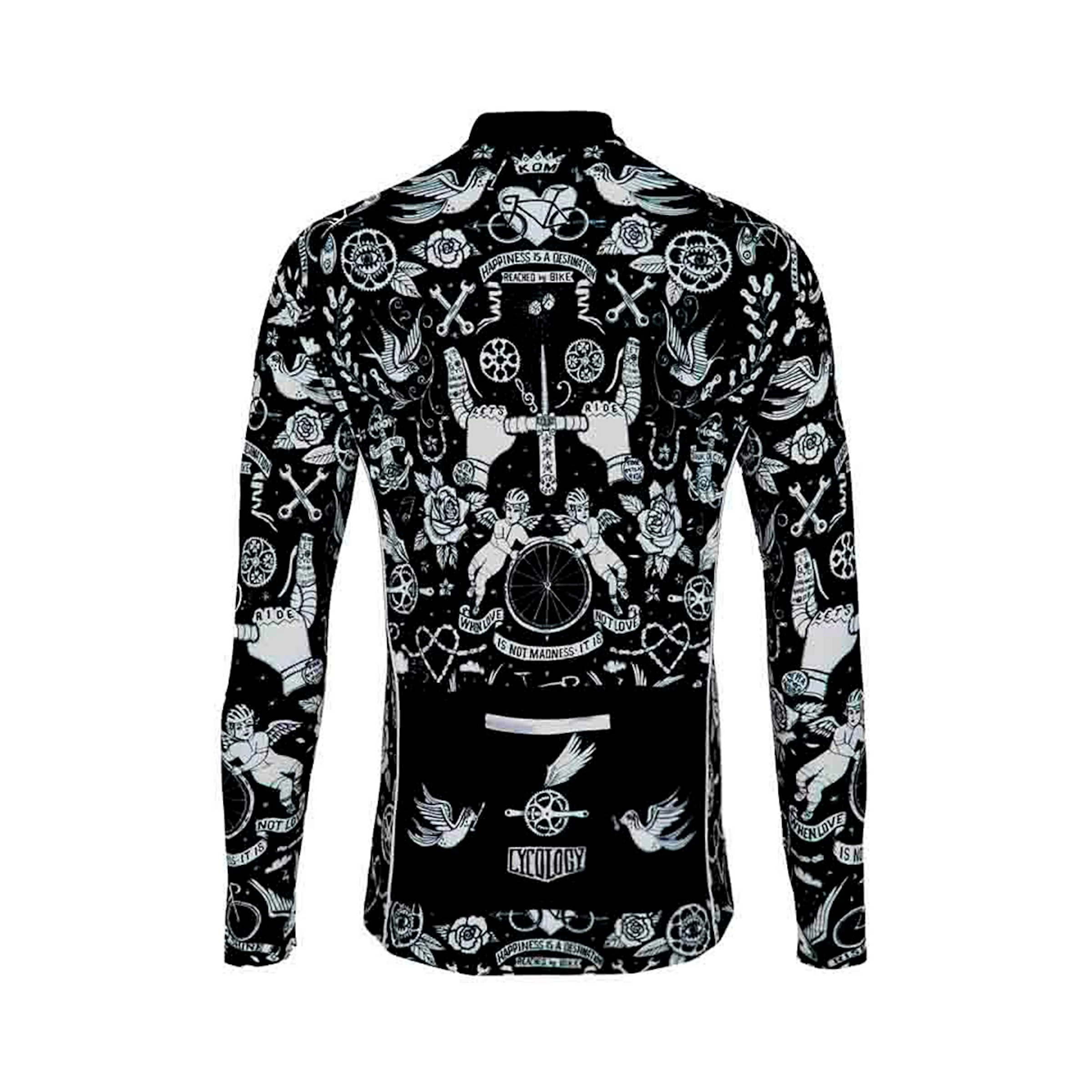 CYCOLOGY VELO TATTOO MEN'S LONG SLEEVE JERSEY Maillot à Manches Longues 4 CYCOLOGY VELO TATTOO MEN'S LONG SLEEVE JERSEY Maillot à Manches Longues – Image 2