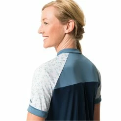 VAUDE Women‘s Ledro Print Shirt Maillot Vtt à Manches Courtes Femme -Pantalons Vélo Soldes 85CB290DCF14F495EFF9C27D3843CA06