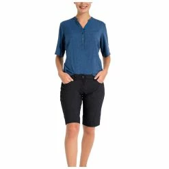 VAUDE WOMEN’S TURIFO SHORTS Short Vélo Femme -Pantalons Vélo Soldes 89404593C4E631EC795976095E7E6596