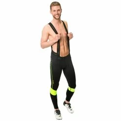 VAUDE MEN’S KURO WARM BIB TIGHTS Collant à Bretelles Homme -Pantalons Vélo Soldes D7DB4E17A521F9667EC0DAD106098772